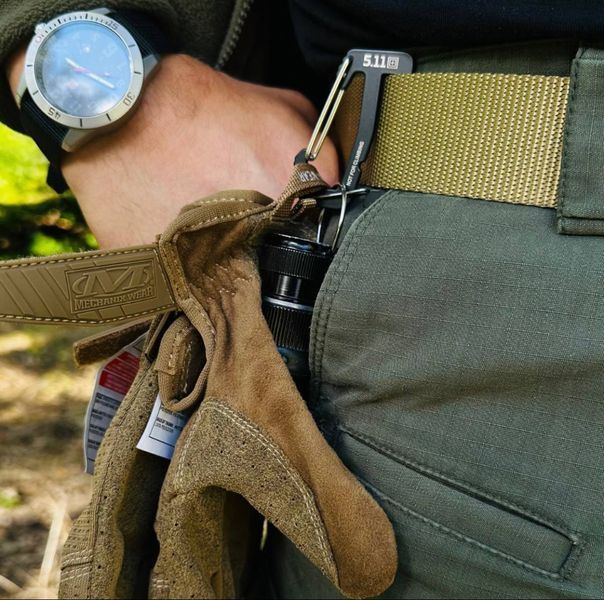 Набор карабинов 5.11 Tactical Hardpoint M2; М3; В150, для ключей и снаряжения, сталь 3CR13MOV, цвет черный (Black) 574682008 фото