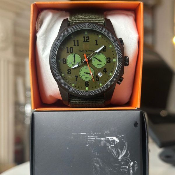 Тактичний годинник 5.11 Outpost Chrono Watch &ndash; хронограф, 100 м, сталь 536553214 фото