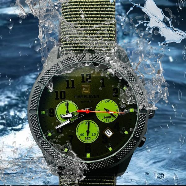 Тактичний годинник 5.11 Outpost Chrono Watch &ndash; хронограф, 100 м, сталь 536553214 фото