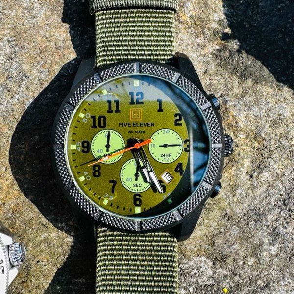 Тактичний годинник 5.11 Outpost Chrono Watch &ndash; хронограф, 100 м, сталь 536553214 фото