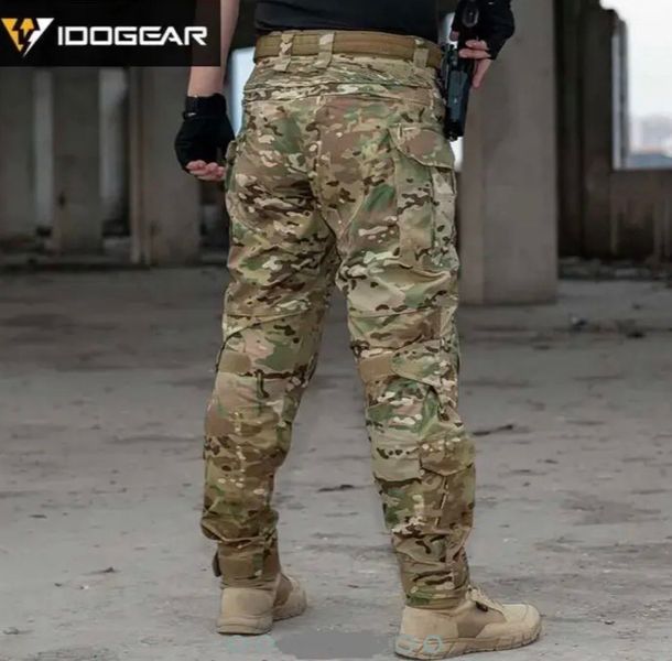 Тактичні штани Idogear G3 з наколінниками MultiCam - Combat Pants Бойові штани ріп-стоп мультикам 36 розмір 587821936 фото