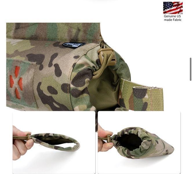 Тактичний медичний підсумок IFAK First Aid Kit Pouch Roll In 1 Trauma Pouch 500D Cordura Nylon 536291584 фото