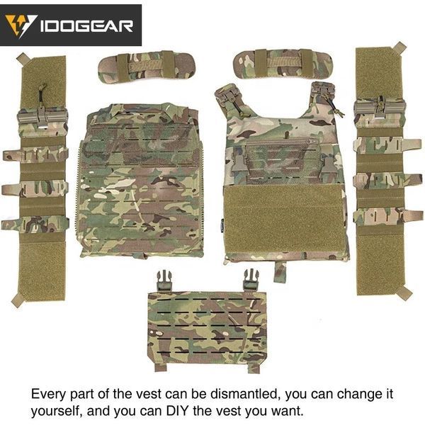 Плитоноска Idogear зі скидом Нейлону 500D, Мультикам 536291589 фото