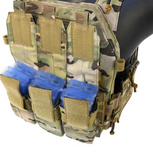 Плитоноска-тактичний швидкознімний військовий жилет GAF Multicam з підсумками та системою MOLLE Multicam 547615251 фото