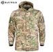 Тактична куртка M65 HAN-WILD Multicam, демісезонна армійська вітровка з капюшоном, розмір M 588666028 фото 2