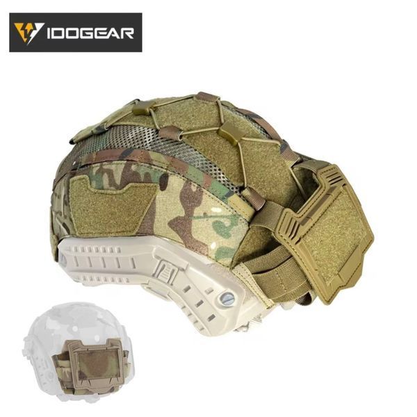 Кавер IDOGEAR для шлема с карманом-чехлом для батареи АКБ, размер L, Multicam 593362099 фото