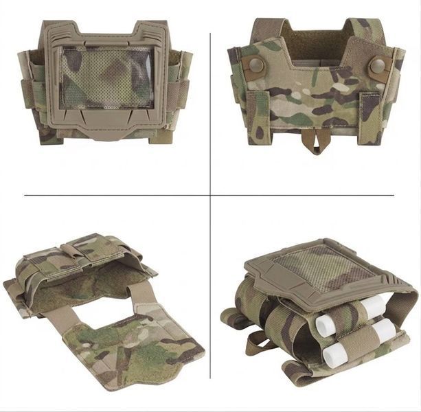 Кавер IDOGEAR для шлема с карманом-чехлом для батареи АКБ, размер L, Multicam 593362099 фото