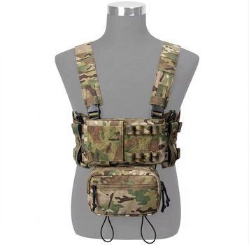 Тактичний розвантажувальний жилет IDOGEAR Micro MK4 нагрудник з підсумками Мультикам auto_69e2a6227a3f6 фото