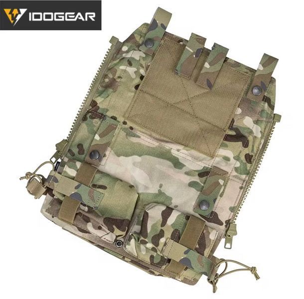 Тактична штурмова задня панель IDOGEAR Zip-On Panel, рюкзак-підсумок під гідратор, Multicam 592344571 фото